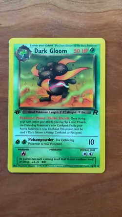 Dark Gloom 36/82 Team Rocket Regular Pokemon TCG Uncommon 1st Edtition LP-NM - Image 3