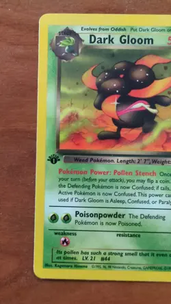 Dark Gloom 36/82 Team Rocket Regular Pokemon TCG Uncommon 1st Edtition LP-NM - Image 4