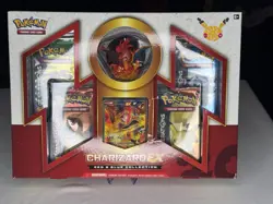 Pokemon TCG Charizard EX Red & Blue Collection Box 20th Anniversary Generations - Image 1