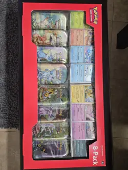 Pokemon TCG: Prismatic Evolutions Costco 8-Pack Mini Tins - Image 3