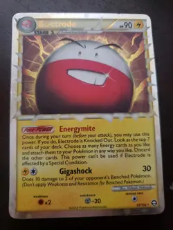 Pokemon TCG Electrode Prime HS-Triumphant 93/102 Holo Holo Rare Prime - Image 2