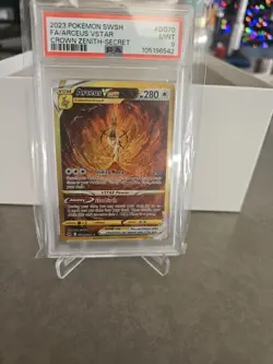 2023 POKEMON SWORD & SHIELD CROWN ZENITH SECRET FULL ART/ARCEUS VSTAR PSA 9 - Image 2