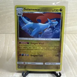Pokemon TCG Salamence 106/168 Cosmos Holo Rare Sun & Moon Celestial Storm - Image 1