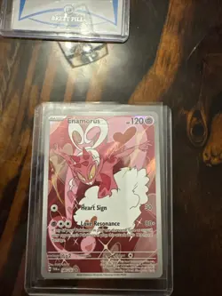 Enamorus 180/167 SV06: Twilight Masquerade Holo Illustration Rare Pokemon TCG NM - Image 1