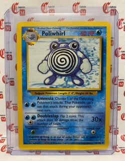 Poliwhirl - Pokemon Unlimited Base Set 1999 TCG 38/102 WOTC - NM - Image 1