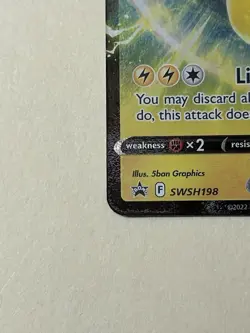 Pikachu V Black Star Promo - SWSH198 - Sword & Shield Pokemon 2022 - Image 5