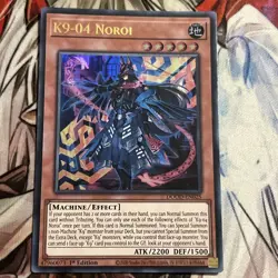 YUGIOH K9-04 NOROI ULTRA RARE DOOD-EN025 NEAR MINT - Image 1
