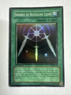 Swords Of Revealing Light 1st Edition LOB 101 (MP)Yu-Gi-Oh HOLO - Image 1
