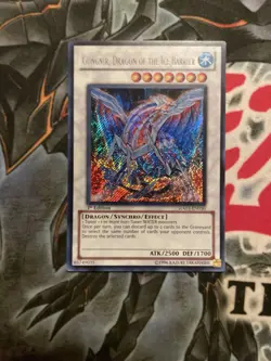 Yu-Gi-Oh #HA03-EN030 Gungnir, Dragon of the Ice Barrier Secret Rare (1st Ed) NM - Image 1