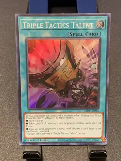 Yugioh Rarity Collection (RA01): Triple Tactics Talent (Super Rare) (NM) - Image 1