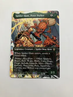 Spider-Ham, Peter Porker (# 201) MTG Marvel's Spider-Man - BORDERLESS Regular - Image 1