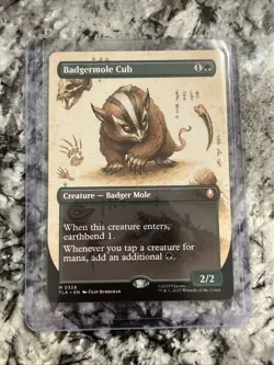 Badgermole Cub (Borderless Non-Foil) 0326 TLA - MTG - NM - Image 2