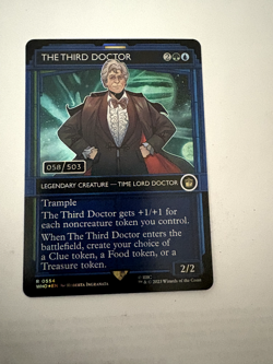 The Third Doctor (Serial Numbered) Universes Beyond: Doctor Who Foil - Image 1