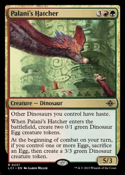 MTG LCI: Palani's Hatcher (Creature Dinosaur) Regular Rare 0237 - Image 1