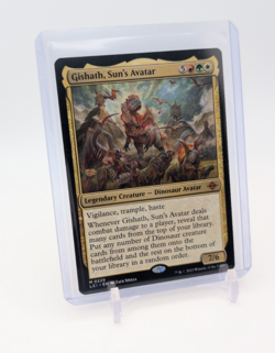 MTG - Gishath, Sun's Avatar - Rare #229 - The Lost Caverns of Ixalan NM - Image 1