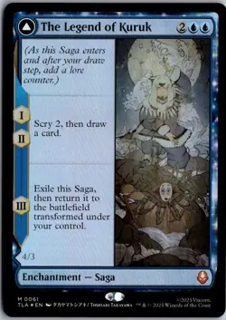 The Legend of Kuruk M Avatar: The Last Airbender 61 NM Foil Magic - Image 1