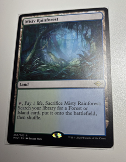MTG MAGIC Misty Rainforest - 250/303 -Modern Horizons 2 NM Mint! 2021 lot of x3 - Image 2