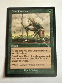 Crop Rotation X1 Urza’s Legacy Ex Condition See Front/back Pics - Image 1