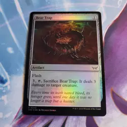 Bear Trap Foil NM MTG Duskmourn: House of Horror Magic The Gathering - Image 1