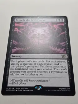 Breach the Multiverse March of the Machine Regular MOM 0094 rare black mtg NM - Image 2