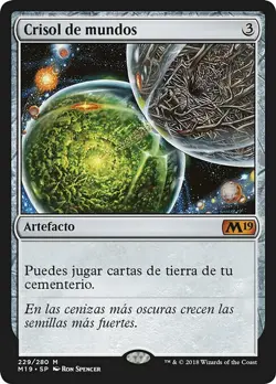 1x Crucible of Worlds Core Set 2019 Spanish Near Mint MTG - Image 1