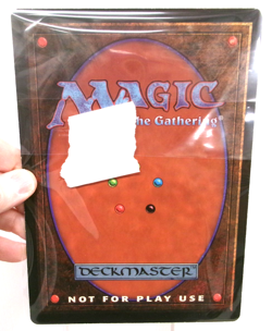 Magic The Gathering BRUSHLAND Large 6" X 9" Promo Card 1999 - Image 2