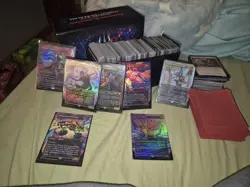 Magic The Gathering Bulk, Rares, Commons, And Legendary!!! Comes With 100 Sleves - Image 1