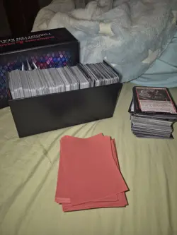 Magic The Gathering Bulk, Rares, Commons, And Legendary!!! Comes With 100 Sleves - Image 4