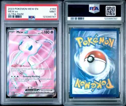 2023 Pokemon Mew En-151 #193 Mew EX Ultra Rare PSA 9 Mint - Image 3