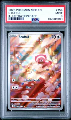 2025 Pokemon MEG EN-Mega Evolutions #154 STUFFUL IR PSA 9 - 132981300 - Image 1