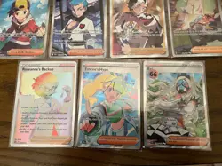 Lot of 11 Full Art Trainers NM Condition Pokemon TCG - Image 4