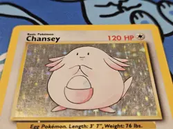 Pokemon TCG: Chansey Holo (3/102) Base Set MP/HP - Image 5