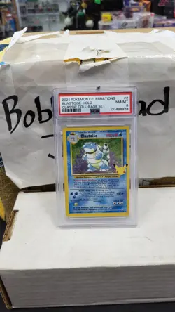 2021 BLASTOISE CELEBRATIONS 25TH CLASSIC COLLECTION BASE POKEMON PSA 8 NM-MT #2 - Image 1
