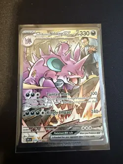 Pokemon TCG Team Rockets Nidoking EX 233/182 Destined Rivals - Image 3