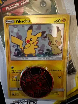 Pokemon TCG Sun & Moon Team Up Checklane Blister Booster Pack w/Pikachu SM162 - Image 3