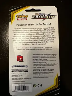 Pokemon TCG Sun & Moon Team Up Checklane Blister Booster Pack w/Pikachu SM162 - Image 4