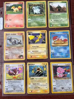 99x Random Old Pokemon Cards - 100% Vintage - Heavily Played To NM - Image 1