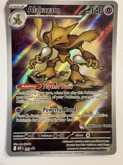 Alakazam - 009 (Pokemon Center Exclusive) 009 Me: Mega Evolution Promo Holo - Image 1