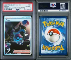 2024 Pokemon Paldean Fates Penny Special Illustration Rare PSA 10 239/091 - Image 3
