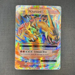 2016 Pokemon M Charizard EX 13/108 Ultra Rare XY Evolutions DMG - Image 1