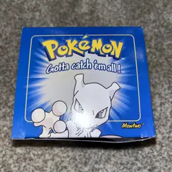 Pokemon Mewtwo 23k Gold Plated Trading Card Burger King Promo 1999 Blue Box - Image 2