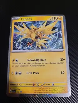 Zapdos Holo SVP 157 Black Star Promo Pokemon Card NM - Image 1