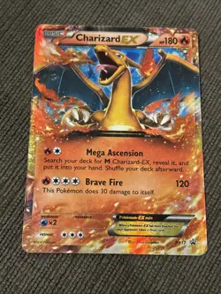 Pokemon TCG Charizard EX XY17 Holo Ultra Rare Black Star Promo Card See Pics - Image 1