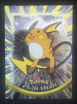 Pokemon Dark Raichu 83/82 Base Set Holo Rare Team Rocket NM + Topps Raichu Holo - Image 3