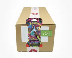 POKEMON PHANTASMAL FLAMES SLEEVED BOOSTER PACK CASE - FACTORY SEALED 144 PACKS - Image 1