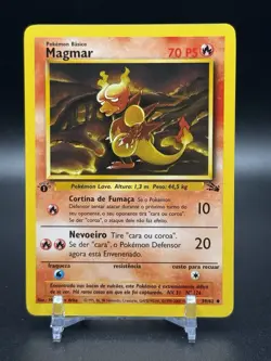 Pokemon Tcg Fossil 1st Edition WOTC NM Magmar 39/62 - Image 1