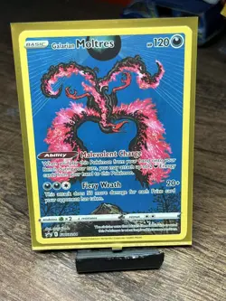 Galarian Moltres SWSH284 Black Star Promo Full Art Holo Pokemon TCG Near Mint - Image 1
