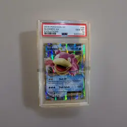 2016 POKEMON XY SLOWBRO EX EVOLUTIONS #26 GEM MINT PSA 10 - Image 1