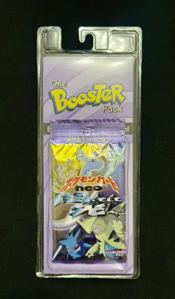 Pokemon Neo 4 Destiny Darkness And To Light Japanese Blister Booster pack Sealed - Image 1