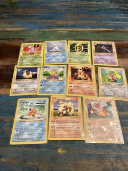 Pokemon Shadowless Card Lot X11 Wizards Of The Coast - Image 1
